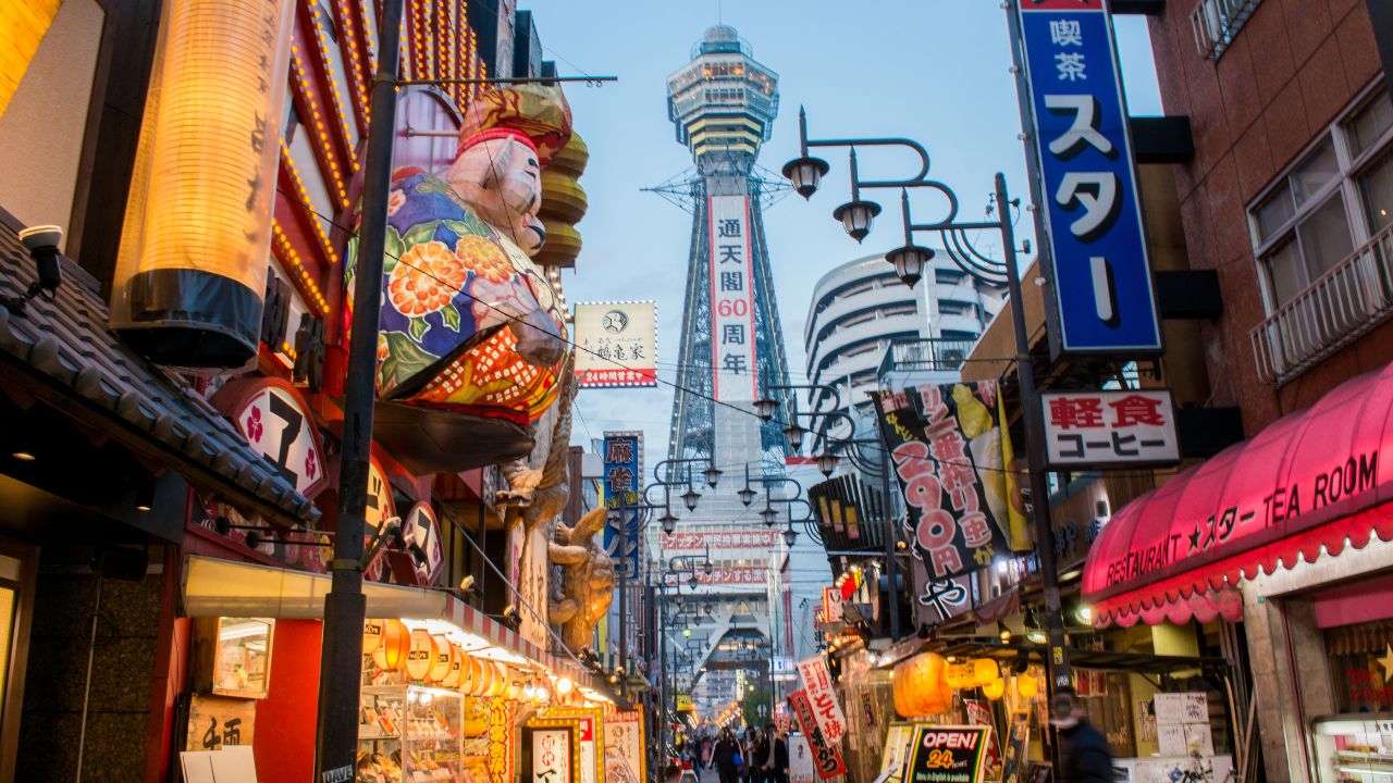 dónde alojarse en Osaka