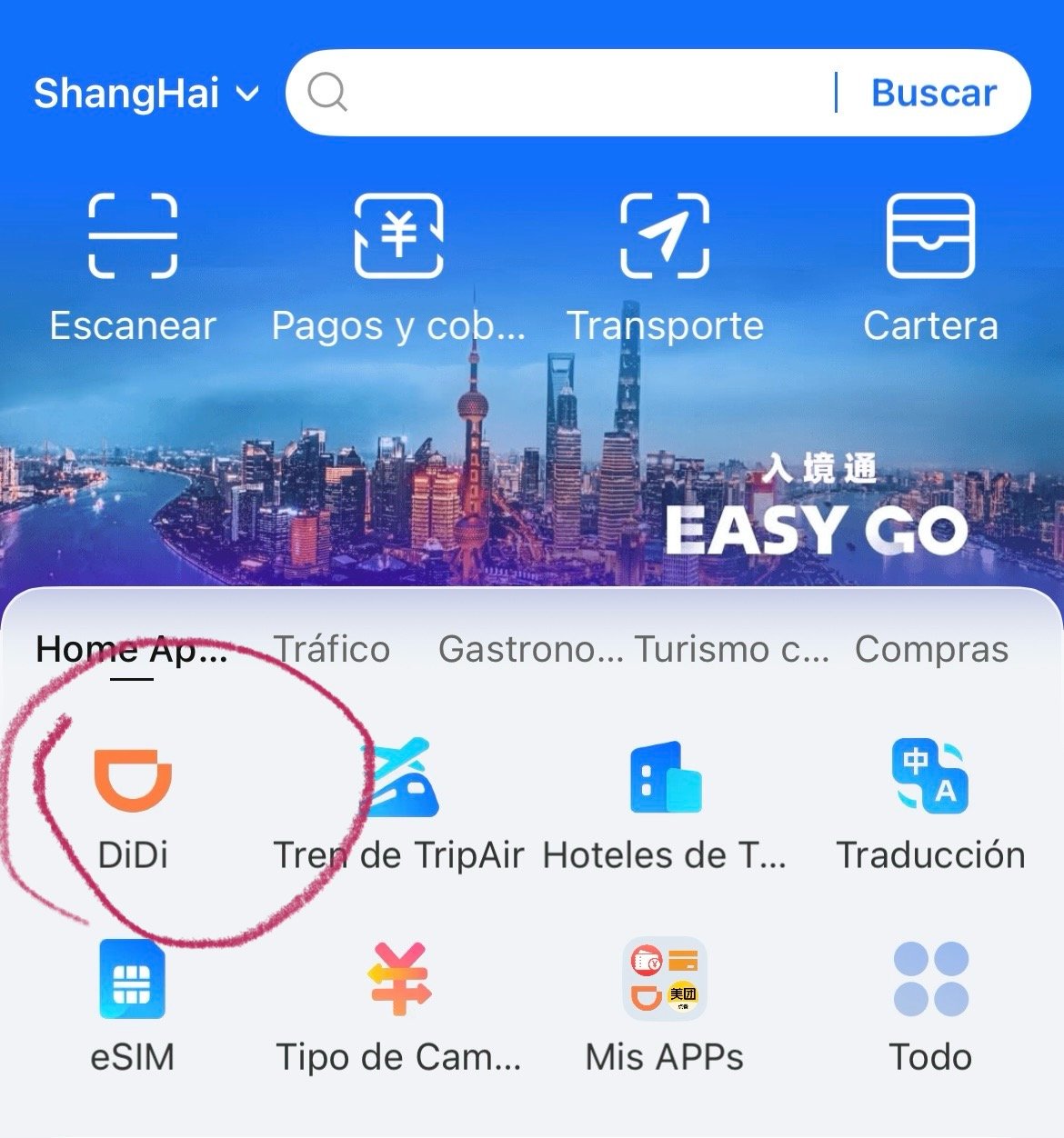 cómo pagar en China