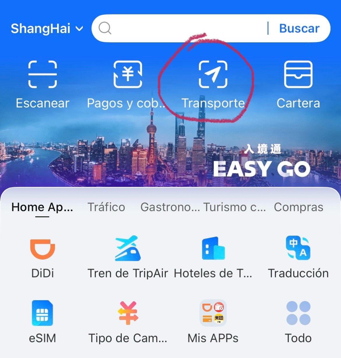 cómo pagar en China